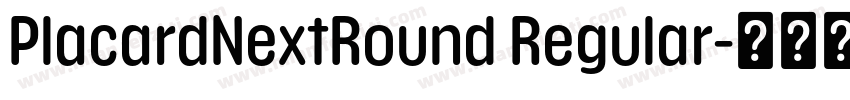 PlacardNextRound Regular字体转换